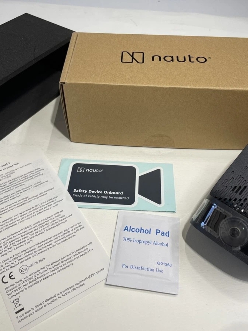 Nauto 3 Safety Camera AI Driver Fleet Dash Cam Bluetooth Wireless Device